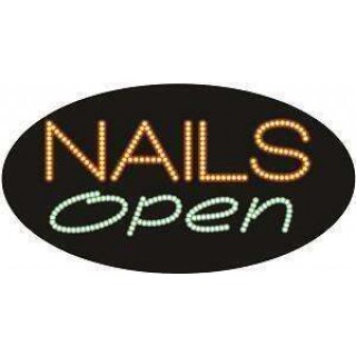 Cre8tion LED Signs Nail Open 1, N0209, 23046 KK BB
